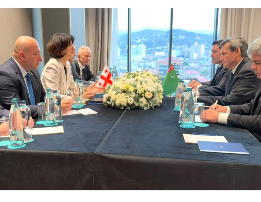 Türkmenistanyň we Gruziýanyň daşary işler ministrleriniň duşuşygy