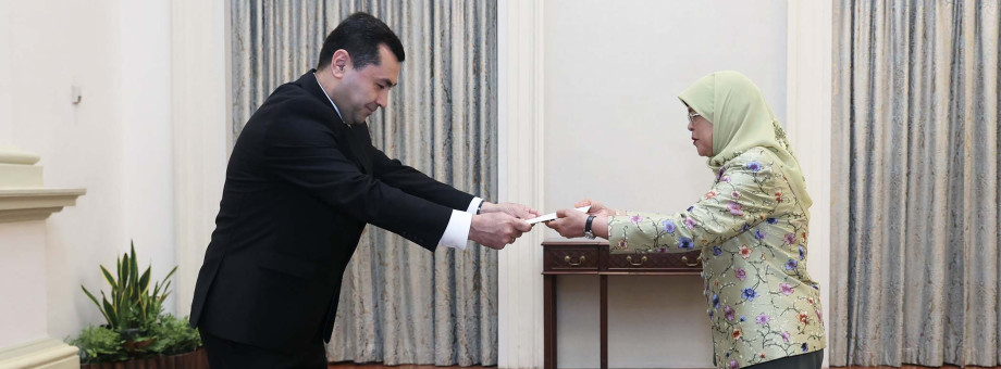 THE AMBASSADOR OF TURKMENISTAN PRESENTED HIS CREDENTIALS TO THE ...